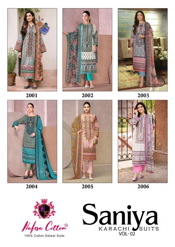 Nafisa Saniya Vol-02 – Karachi Dress Material